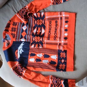 Denver Broncos Christmas sweater